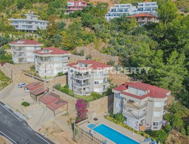 Three-room apartment with views, 87m², unfurnished, 7000m from the sea in the mountainous region of Alanya - Bektas-id-2550-photo-2