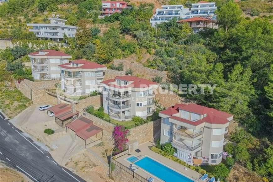 Three-room apartment with views, 87m², unfurnished, 7000m from the sea in the mountainous region of Alanya - Bektas-id-2550-photo-2