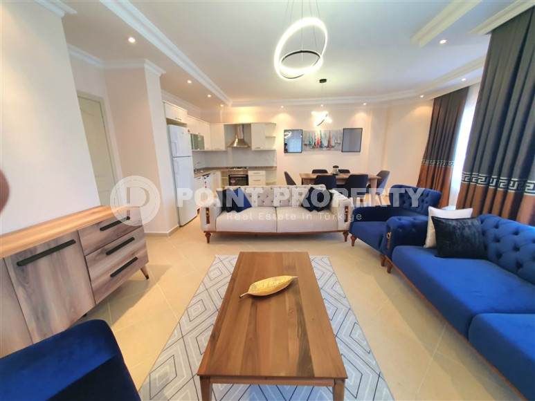 Furnished three-room apartment in Mahmutlar area with private garden, 130 m2-id-1219-photo-15
