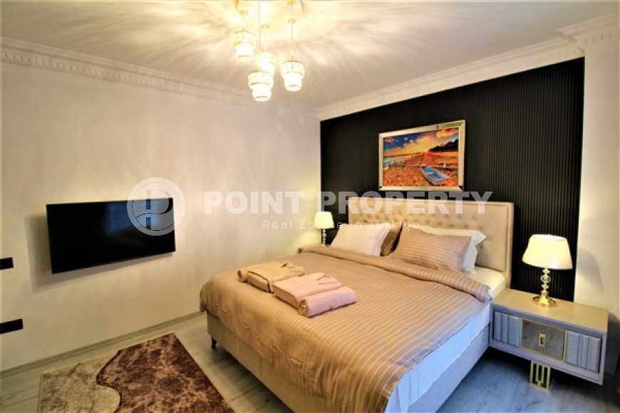 Three-room apartment, 120m², with an elegant interior in a luxury complex in Cikcilli, Alanya-id-2554-photo-20