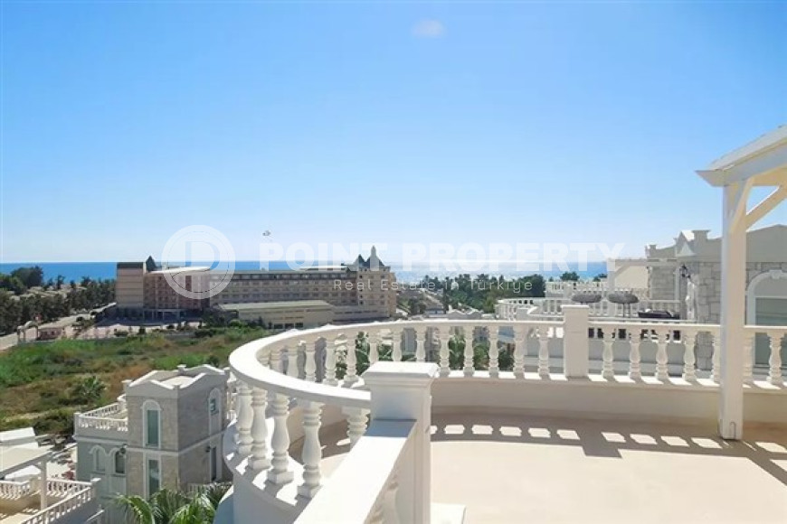 Меблированная четырехэтажная вилла, 250м², с четырьмя спальнями, у моря в районе Алании Конаклы.-id-2557-фото-9