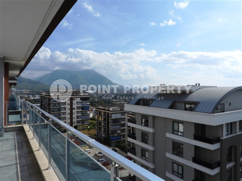 Меблированный пентхаус 3+1, 130м², с видом на крепость Алании в элитном комплексе в Джикджилли-id-2558-фото-3