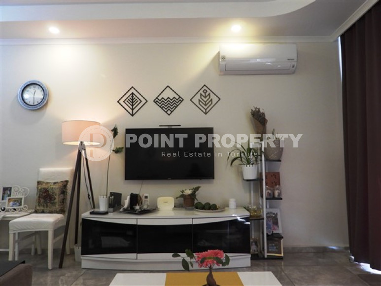 Меблированный пентхаус 3+1, 130м², с видом на крепость Алании в элитном комплексе в Джикджилли-id-2558-фото-6