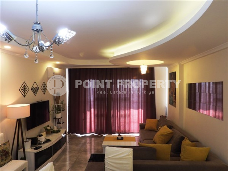 Меблированный пентхаус 3+1, 130м², с видом на крепость Алании в элитном комплексе в Джикджилли-id-2558-фото-7