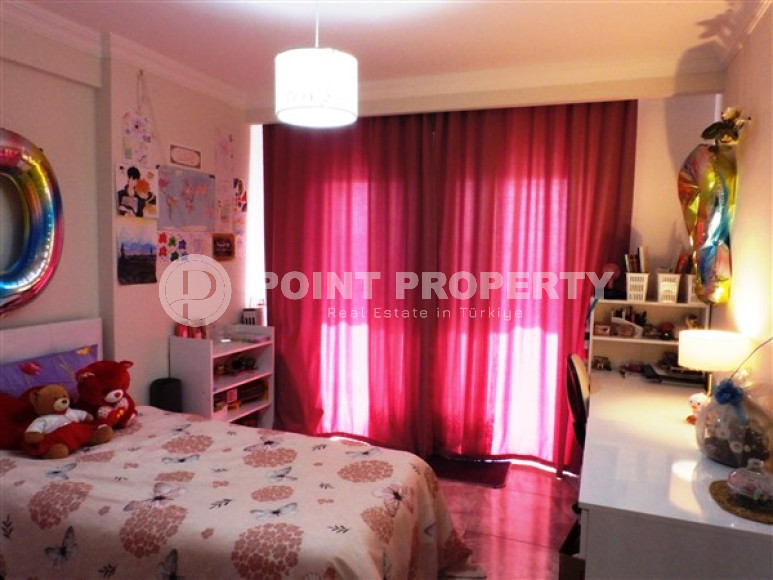 Меблированный пентхаус 3+1, 130м², с видом на крепость Алании в элитном комплексе в Джикджилли-id-2558-фото-19