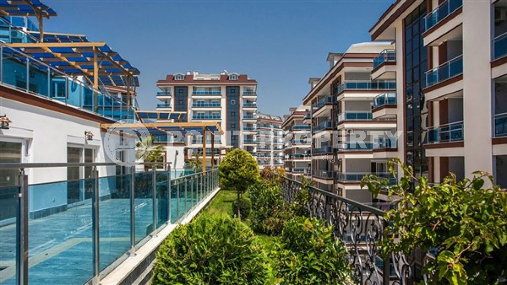 Меблированный пентхаус 3+1, 130м², с видом на крепость Алании в элитном комплексе в Джикджилли-id-2558-фото-27