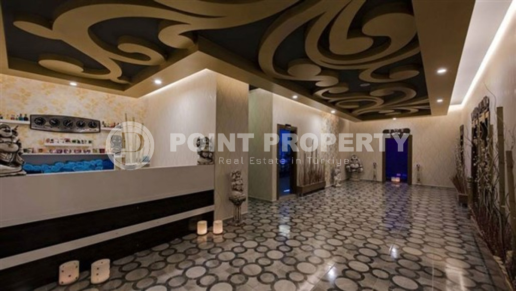 Меблированный пентхаус 3+1, 130м², с видом на крепость Алании в элитном комплексе в Джикджилли-id-2558-фото-31