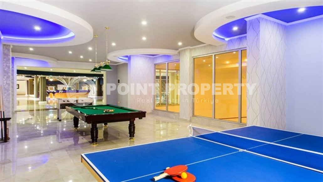 Меблированный пентхаус 3+1, 130м², с видом на крепость Алании в элитном комплексе в Джикджилли-id-2558-фото-33