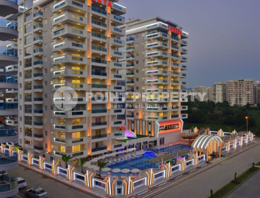 Меблированная квартира с одной спальней, 55м², в элитном комплексе в районе Махмутлар, 300м от моря-id-2559-фото-1