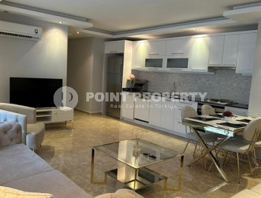 Completed one-bedroom apartment, 55m², in a modern complex with a swimming pool in the center of Alanya-id-2560-photo-2