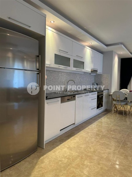 Completed one-bedroom apartment, 55m², in a modern complex with a swimming pool in the center of Alanya-id-2560-photo-3