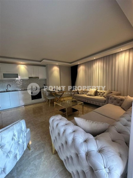 Completed one-bedroom apartment, 55m², in a modern complex with a swimming pool in the center of Alanya-id-2560-photo-6
