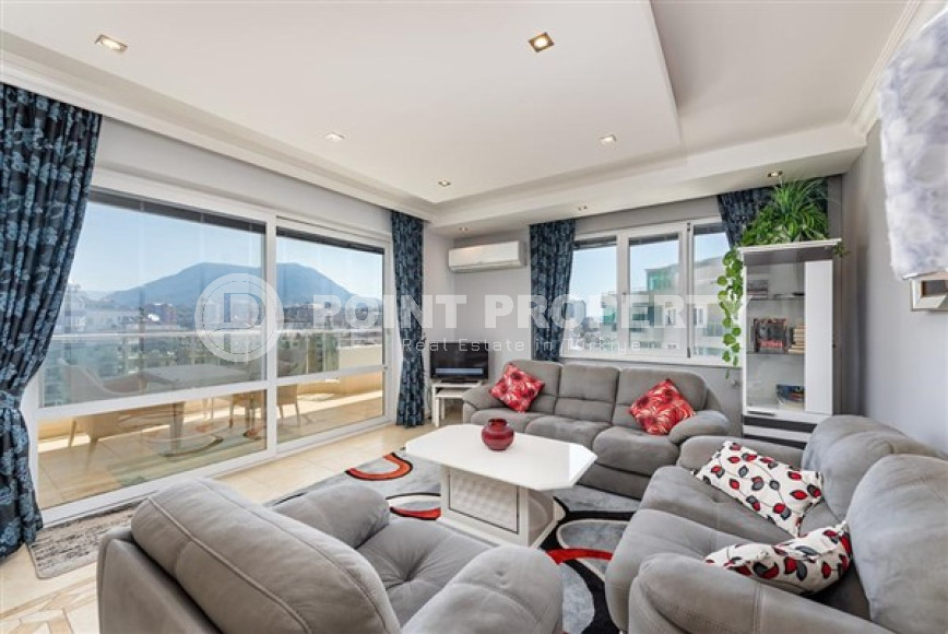 Просторный пентхаус 4+1, 250м², в 150м от моря в центре района Тосмур, Алания-id-2561-фото-2