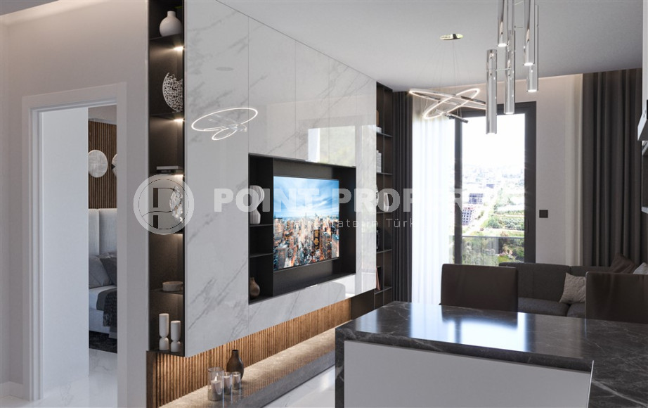 New 1+1 apartment in a residential complex at the final stage of construction, Gazipasa, Alanya-id-2565-photo-2