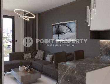 New 1+1 apartment in a residential complex at the final stage of construction, Gazipasa, Alanya-id-2565-photo-4