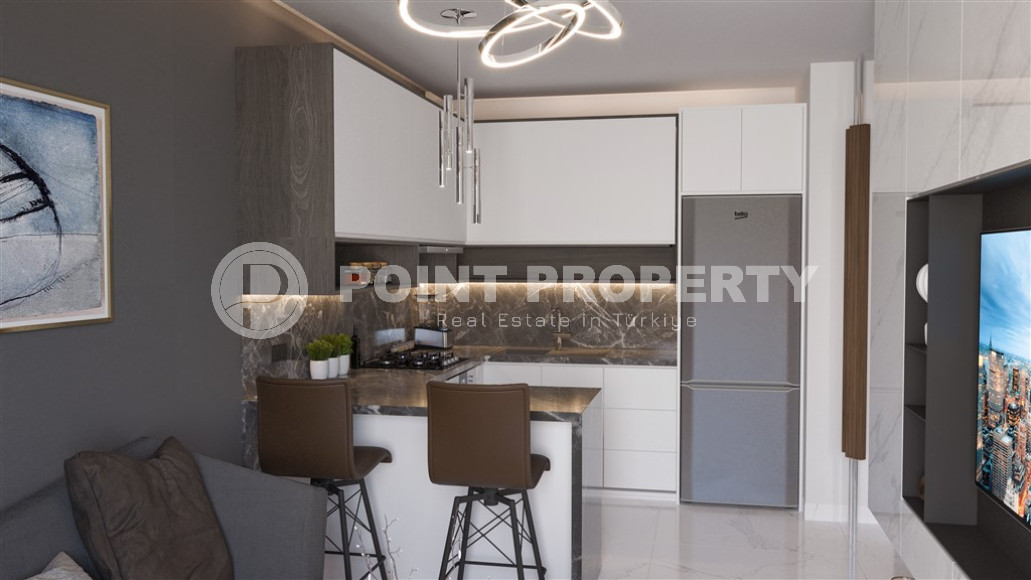 New 1+1 apartment in a residential complex at the final stage of construction, Gazipasa, Alanya-id-2565-photo-6