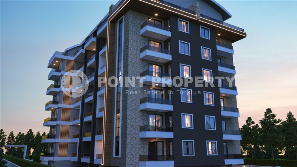 New 1+1 apartment in a residential complex at the final stage of construction, Gazipasa, Alanya-id-2565-photo-12