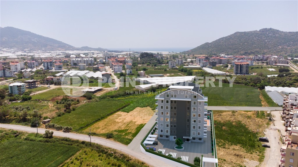 New 1+1 apartment in a residential complex at the final stage of construction, Gazipasa, Alanya-id-2565-photo-13