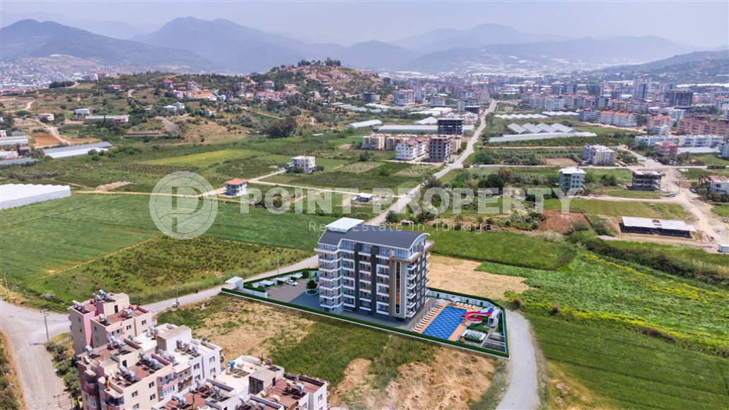New 1+1 apartment in a residential complex at the final stage of construction, Gazipasa, Alanya-id-2565-photo-14