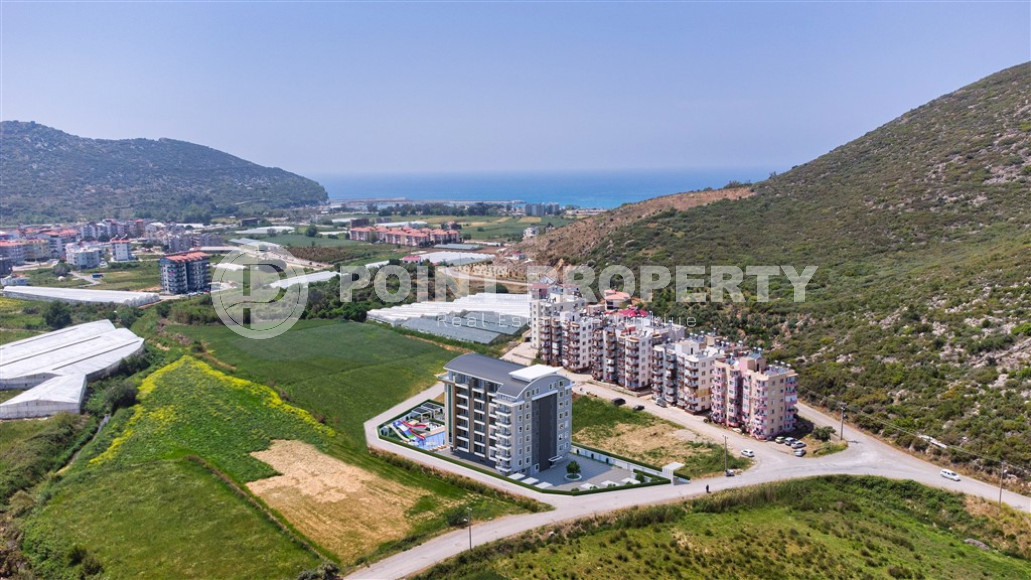 New 1+1 apartment in a residential complex at the final stage of construction, Gazipasa, Alanya-id-2565-photo-16