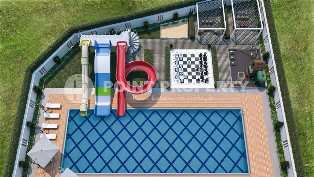 New 1+1 apartment in a residential complex at the final stage of construction, Gazipasa, Alanya-id-2565-photo-19