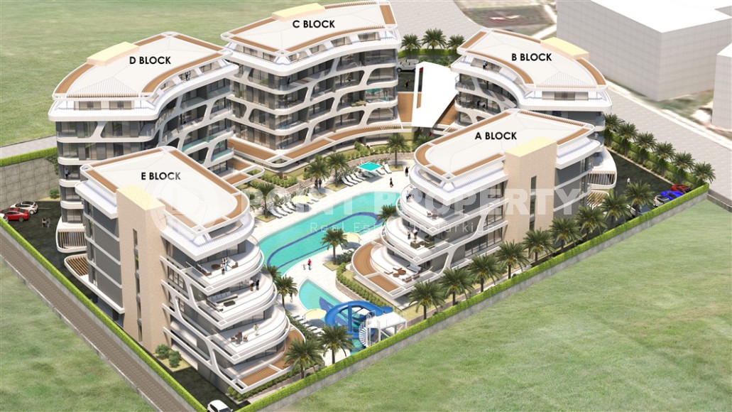 Ультрасовременный комплекс в востребованном районе Алании, Оба. 900 метров до моря.-id-1223-фото-2