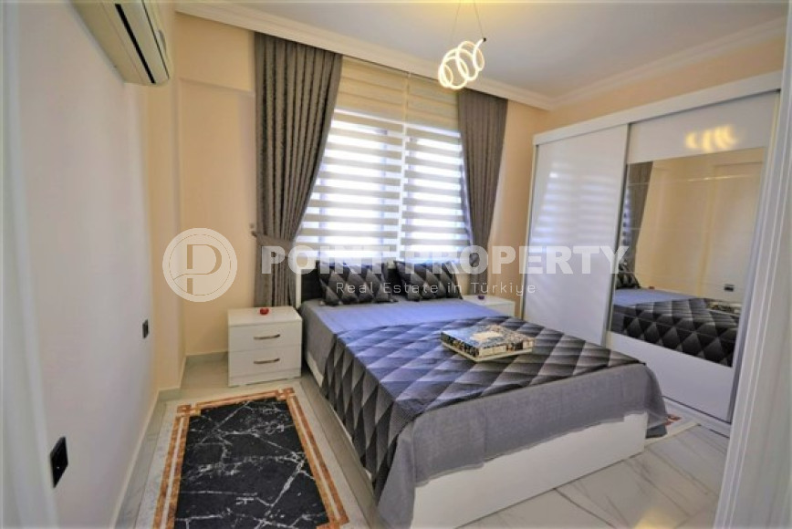 Готовая к проживанию, квартира 1+1, 65м², в резиденции с инфраструктурой в 300м от моря, Махмутлар-id-2568-фото-6