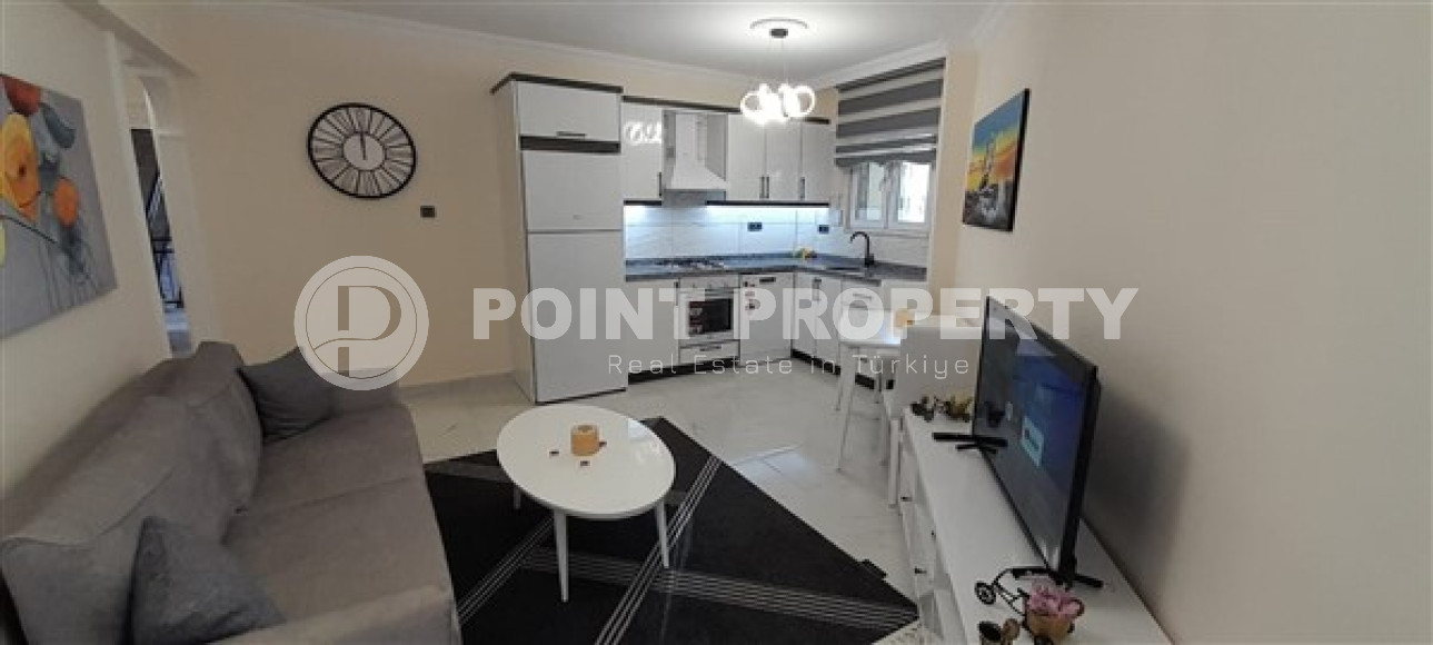 Готовая к проживанию, квартира 1+1, 65м², в резиденции с инфраструктурой в 300м от моря, Махмутлар-id-2568-фото-5