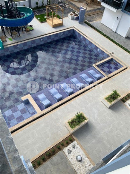 Квартира 1+1, 50м², с чистовой отделкой в новом комплексе премиум класса в районе Верхняя Оба, Алания.-id-2570-фото-14