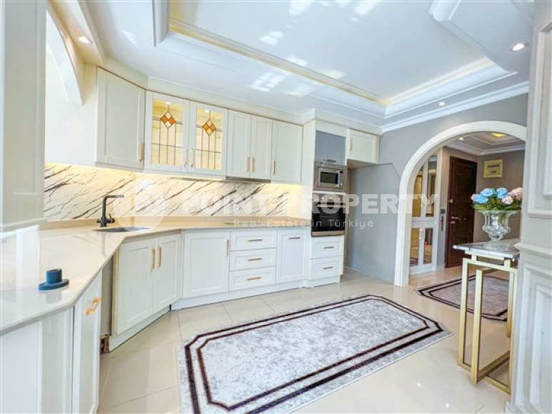 Designer three-room apartment, 125m², in Mahmutlar, Alanya, with sea views-id-2572-photo-5