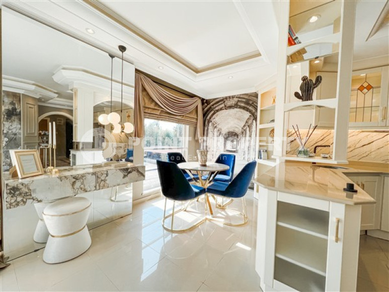 Designer three-room apartment, 125m², in Mahmutlar, Alanya, with sea views-id-2572-photo-3