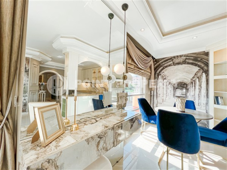 Designer three-room apartment, 125m², in Mahmutlar, Alanya, with sea views-id-2572-photo-2