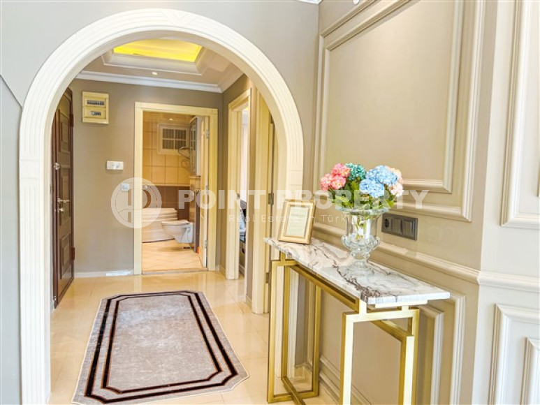 Designer three-room apartment, 125m², in Mahmutlar, Alanya, with sea views-id-2572-photo-7