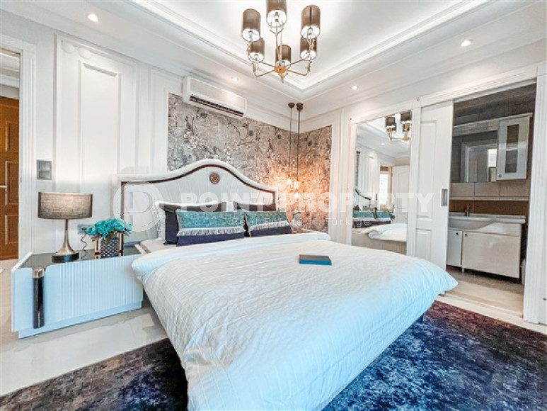 Designer three-room apartment, 125m², in Mahmutlar, Alanya, with sea views-id-2572-photo-8