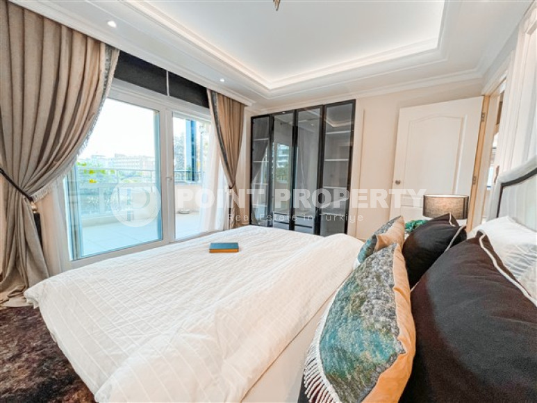 Designer three-room apartment, 125m², in Mahmutlar, Alanya, with sea views-id-2572-photo-11