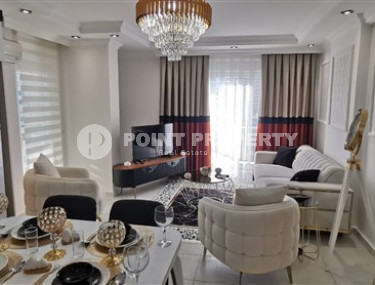 Элегантная квартира с двумя спальнями, 120м², в комплексе с бассейном в Махмутларе, 750м от моря-id-2577-фото-1