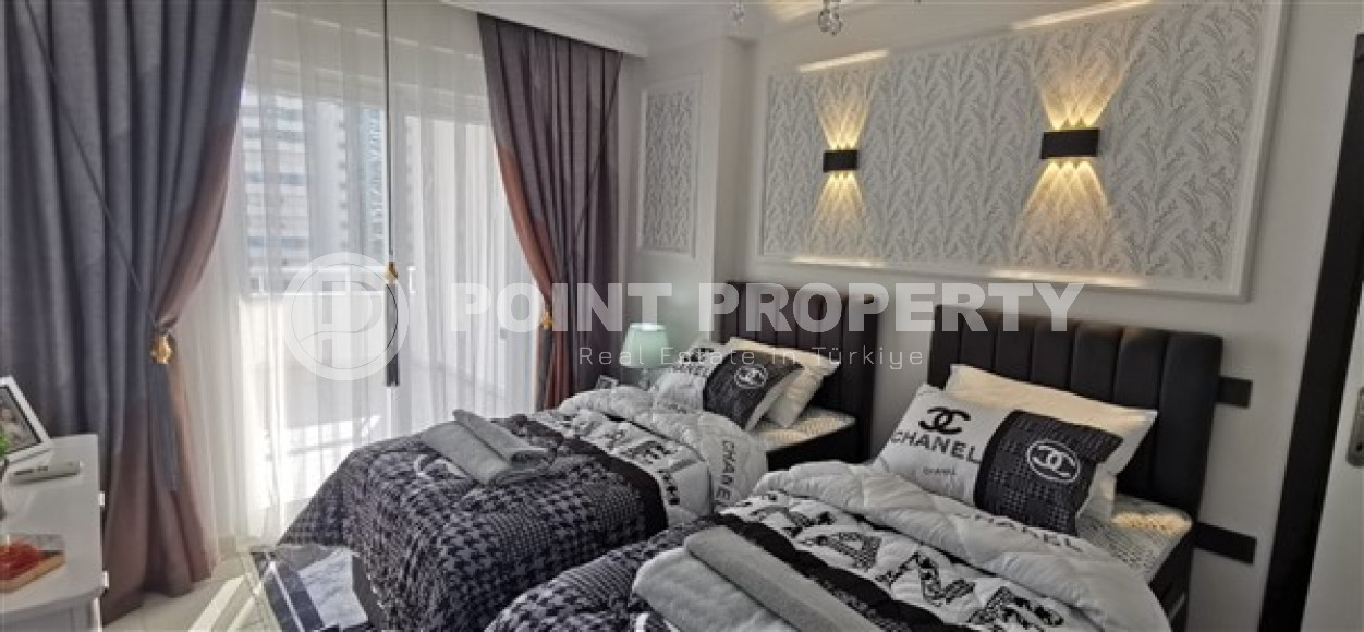 Elegant two bedroom apartment, 120m², in a complex with a swimming pool in Mahmutlar, 750m from the sea-id-2577-photo-7