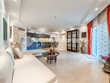 Меблированная трехкомнатная квартира, 107м², в уютной резиденции в районе Алании Тосмур-id-2578-фото-3