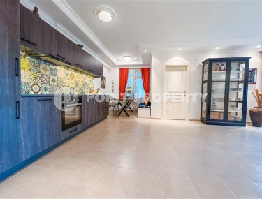 Меблированная трехкомнатная квартира, 107м², в уютной резиденции в районе Алании Тосмур-id-2578-фото-5