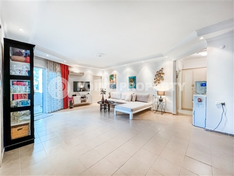 Меблированная трехкомнатная квартира, 107м², в уютной резиденции в районе Алании Тосмур-id-2578-фото-12