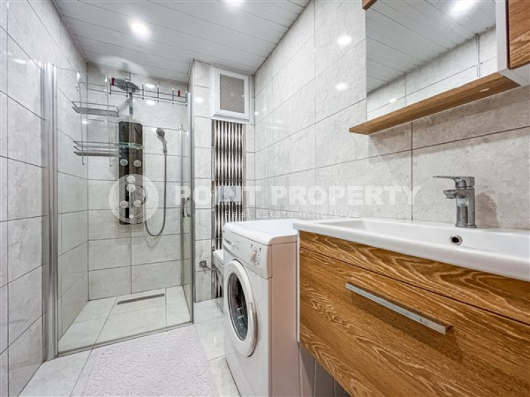 Меблированная трехкомнатная квартира, 107м², в уютной резиденции в районе Алании Тосмур-id-2578-фото-14