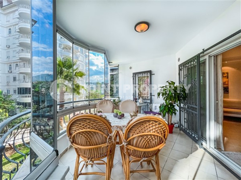 Меблированная трехкомнатная квартира, 107м², в уютной резиденции в районе Алании Тосмур-id-2578-фото-16