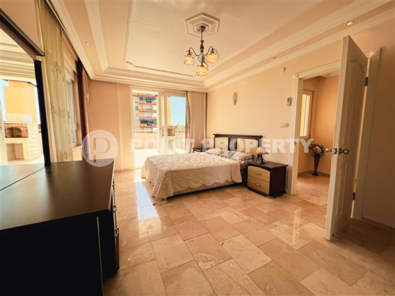 Видовой меблированный дуплекс 3+1, 230м², в комплексе с инфраструктурой в Махмутларе, 100м от моря-id-2581-фото-13