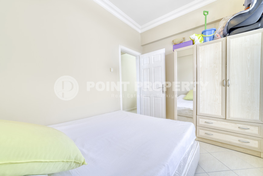 Меблированная трехкомнатная квартира в доме городского типа в 50м от моря в Тосмуре, Алания-id-2583-фото-4