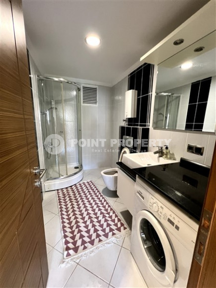 Готовая к проживанию, двухкомнатная квартира, 65м², в Кестеле, Аланья, на первой береговой линии-id-2584-фото-7