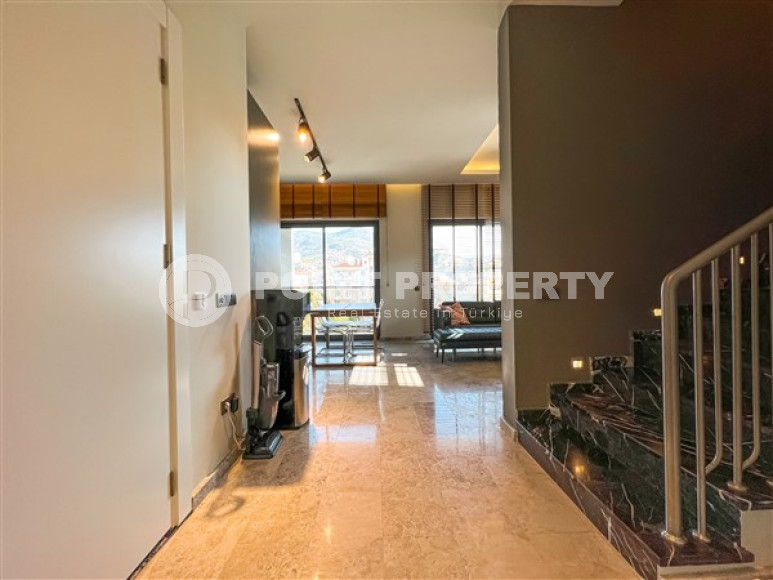 Стильный пентхаус 2+1, 108м², в резиденции с хорошей инфраструктурой в центре Алании-id-2585-фото-10