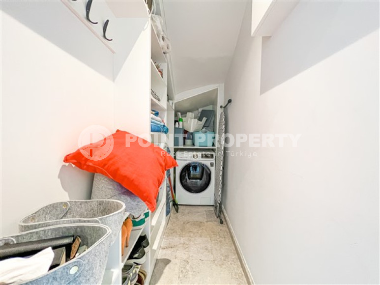 Стильный пентхаус 2+1, 108м², в резиденции с хорошей инфраструктурой в центре Алании-id-2585-фото-12