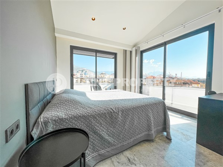 Стильный пентхаус 2+1, 108м², в резиденции с хорошей инфраструктурой в центре Алании-id-2585-фото-13