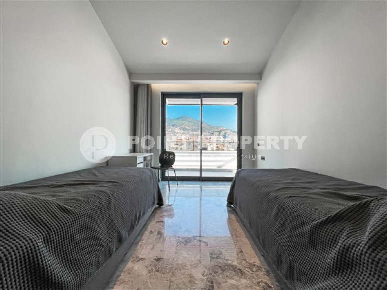 Стильный пентхаус 2+1, 108м², в резиденции с хорошей инфраструктурой в центре Алании-id-2585-фото-16