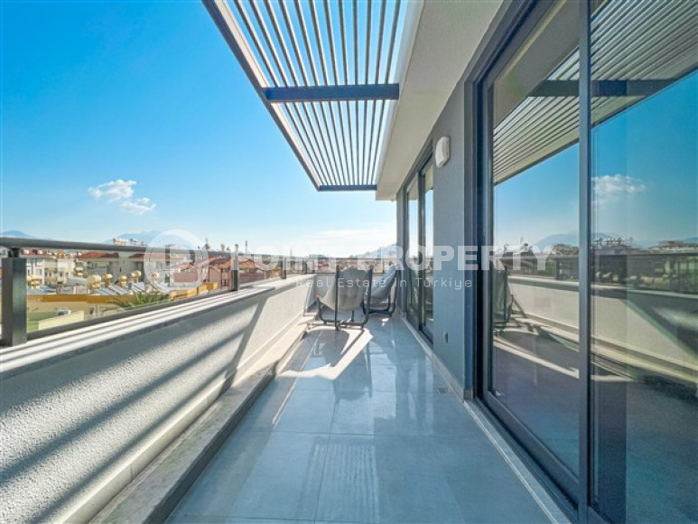 Стильный пентхаус 2+1, 108м², в резиденции с хорошей инфраструктурой в центре Алании-id-2585-фото-18